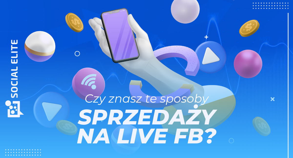 transmisje sprzedażowe na facebooku - baner