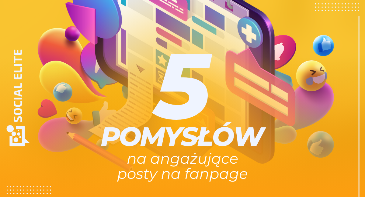 angażujące posty na fanpage - baner