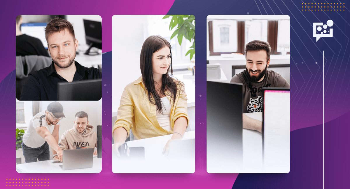 cechy dobrego marketingowca - kolaż zdjęć specjalistów z Social Elite