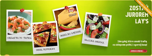 baner reklamowy firmy Lay's - zostań jurorem