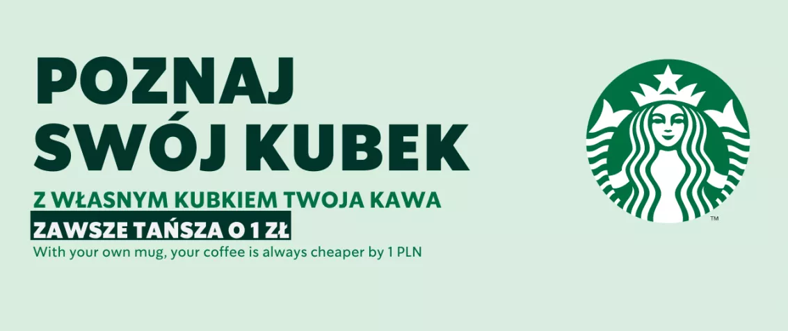 Przykład reklamy marki Starbucks wykorzystującej psychologiczne mechanizmy reklamy - współtworzenie wartości