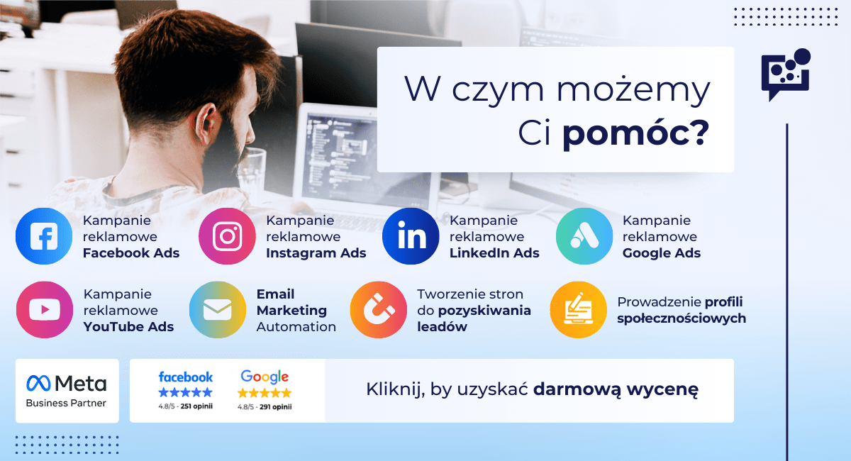 baner ofertowy Social Elite - w jakich usługach możemy Ci pomóc