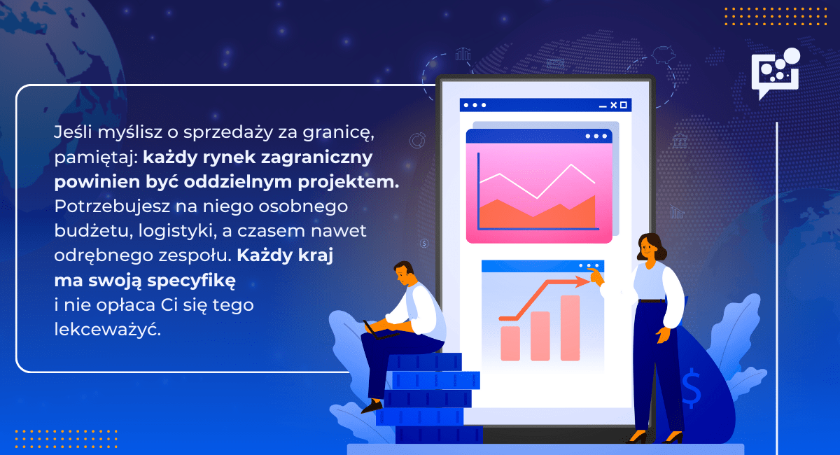 porada dotycząca sprzedaży za granicę