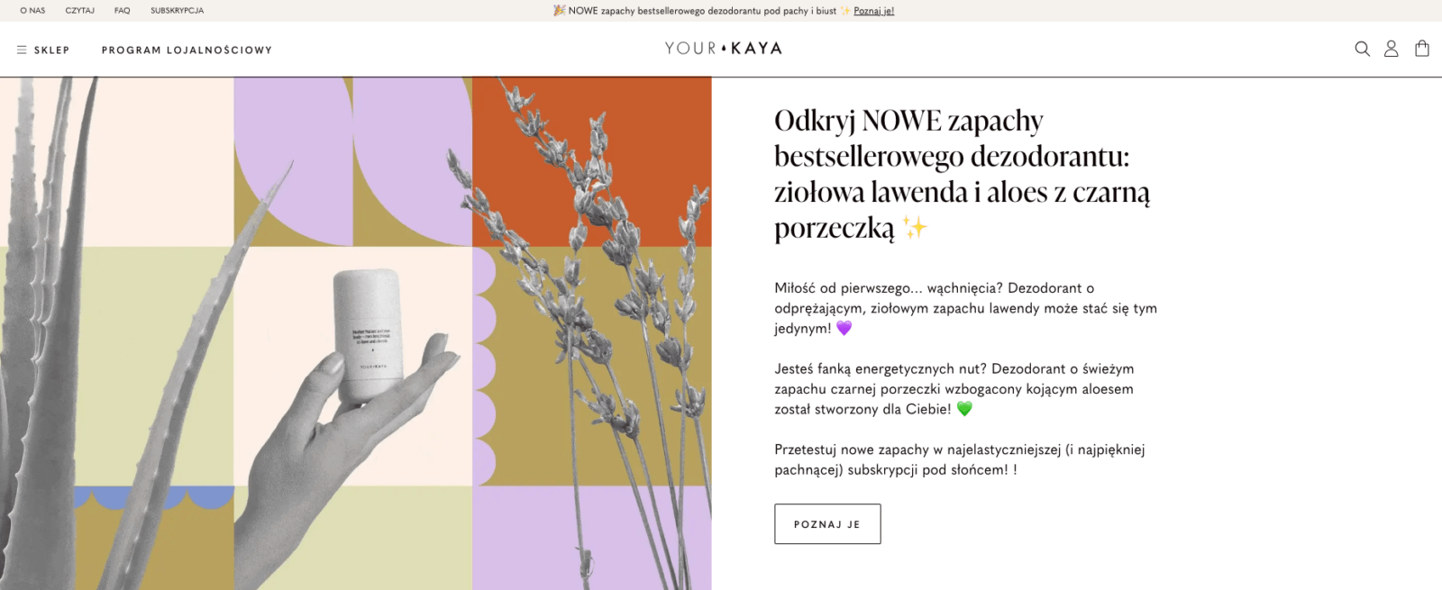 Jak rozreklamować sklep internetowy - przykład kreatywnego brandingu marki Your Kaya