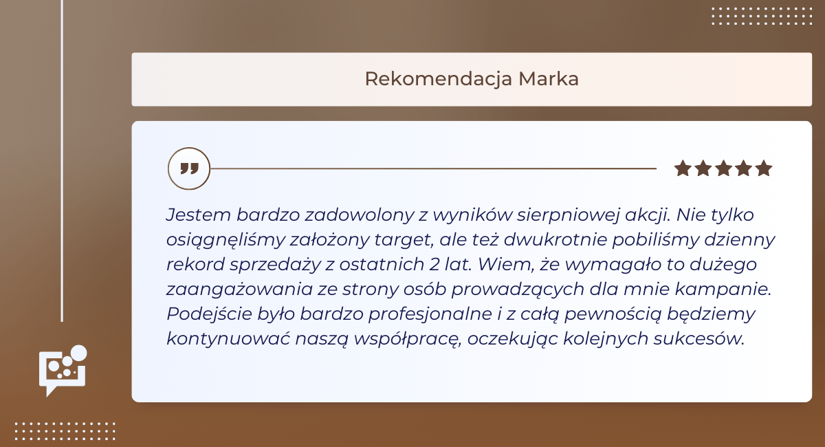 slippers family - opinia klienta o zrealizowanych działaniach reklamowych